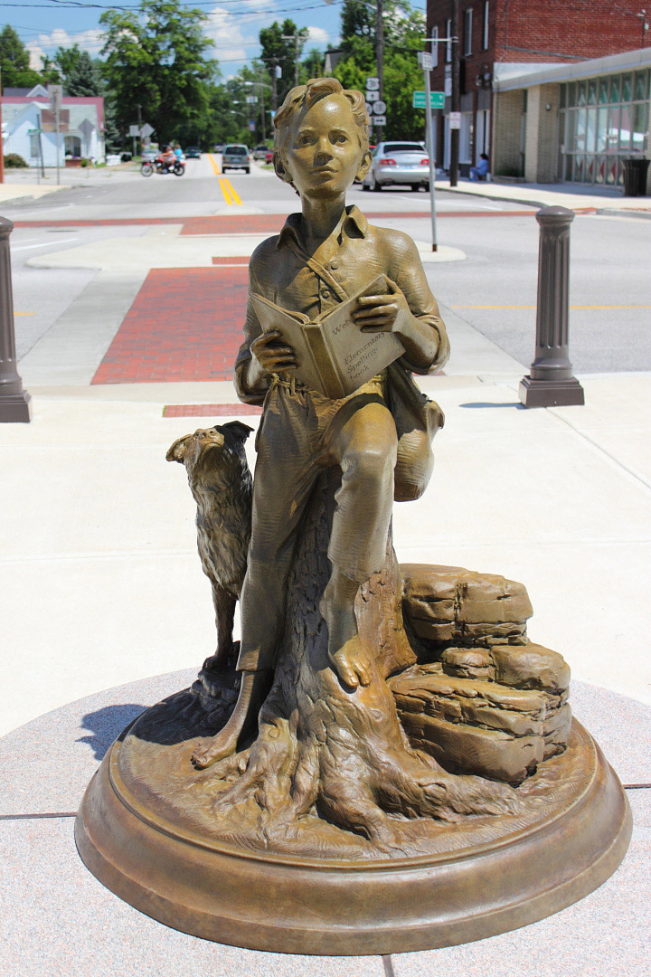 Lincoln Boy statue